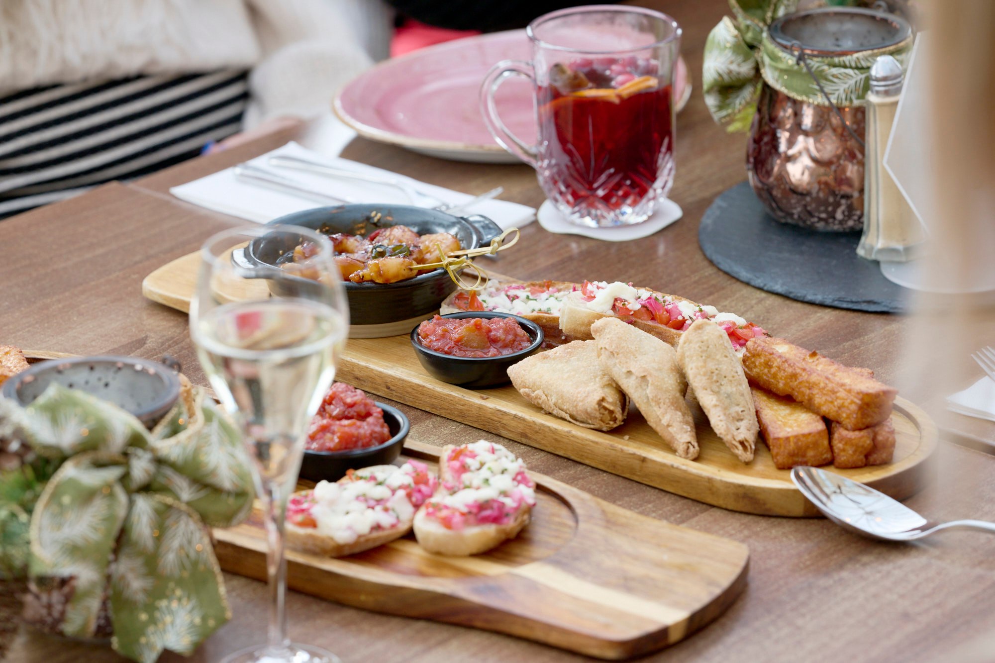 Platter of tapas at the Melbreak's Conservatory restaurant